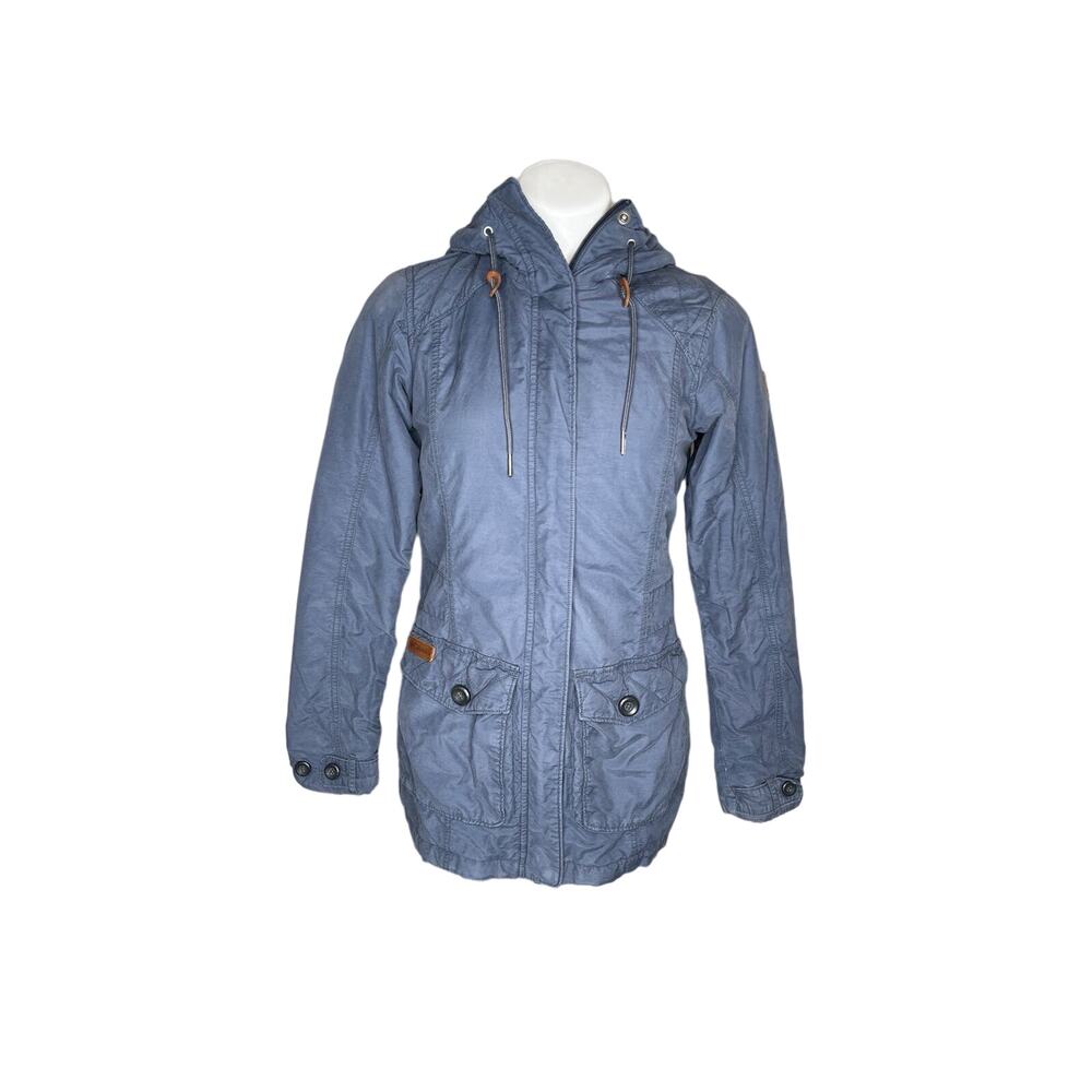 COLUMBIA Women’s Quilted Faux Shearling Zip-Up Hooded Jacket Size XS